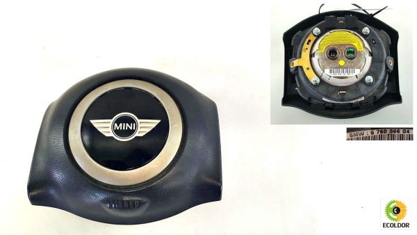 AIRBAG VOLANTE 676036604 1ND MINI ONE D 1.4D 2004 64A