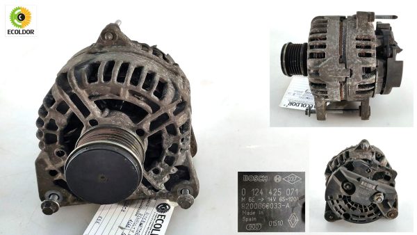 ALTERNATORE 0124425071 8200660033-A K9K RENAULT CLIO 1.5DCI 2007 1B