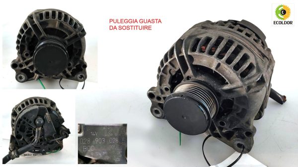 ALTERNATORE 028903028E ATD VOLKSWAGEN POLO 1.9TDI 2002 46C