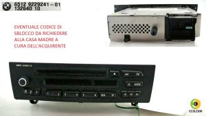 AUTORADIO STEREO 65129229241-01 BMW 116 2.0B 2010 113C
