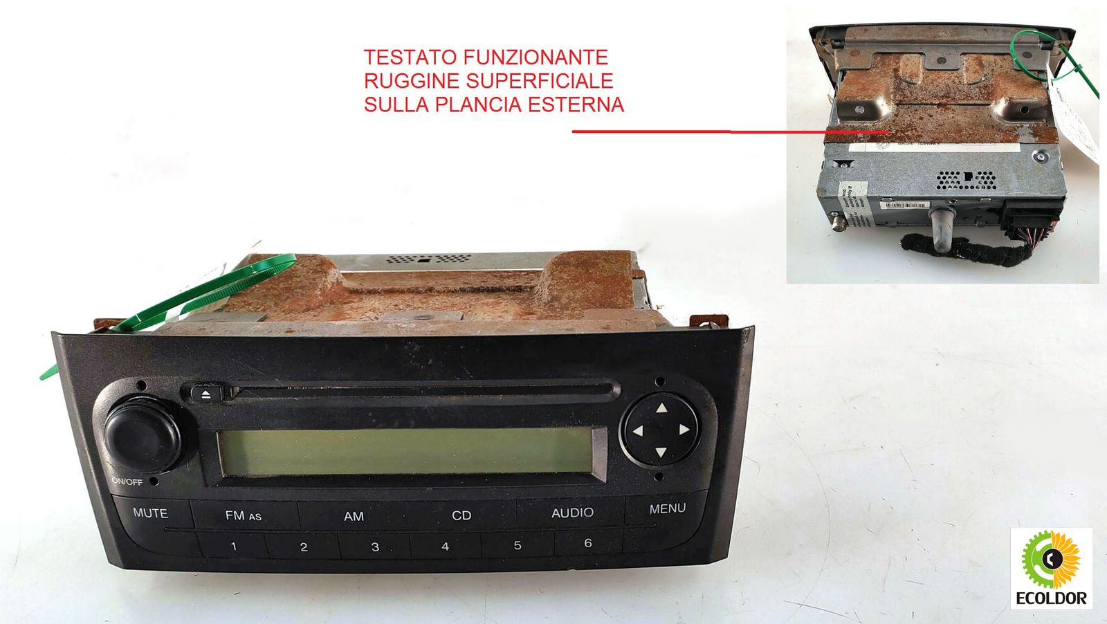 AUTORADIO STEREO ORIGINALE 199A3000 FIAT GRANDE PUNTO 1.3MJT 2006 41C AUTORADIO STEREO ORIGINALE 199A3000 FIAT GRANDE PUNTO 1.3MJT 2006 41C