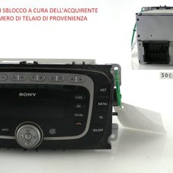 AUTORADIO STEREO SOCD1X7V011412 FORD FOCUS 1.6D 2007 54B