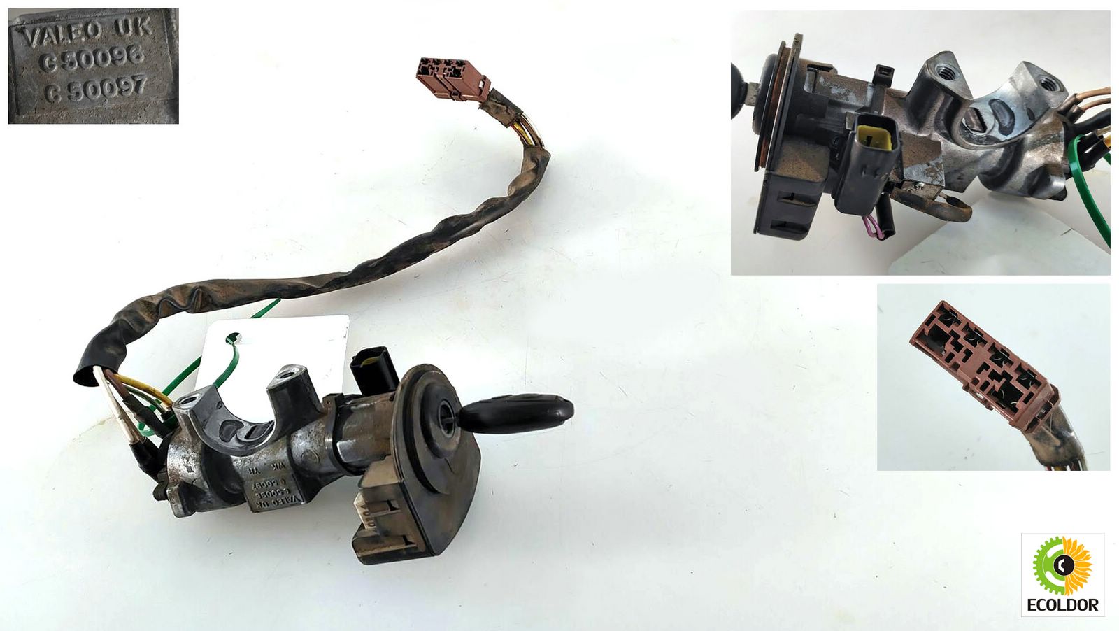 BLOCCHETTO ACCENSIONE CHIAVE C50096 15P LAND ROVER DISCOVERY 2.5TD 2002 41B