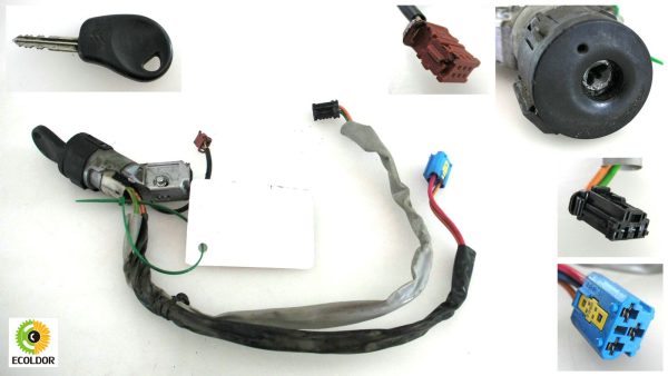 BLOCCHETTO ACCENSIONE CHIAVE QUADRO 9HX CITROEN BERLINGO 1.6HDI 2006 93A