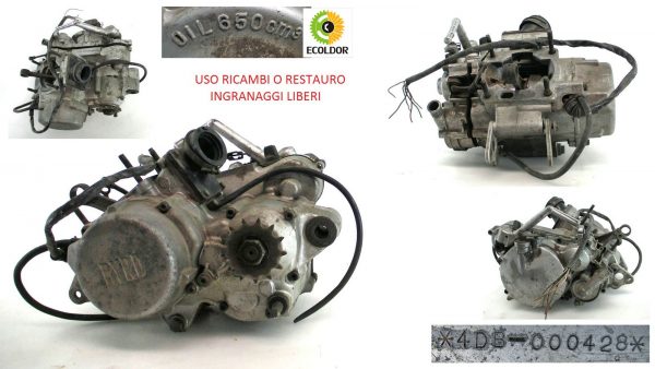 BLOCCO MOTORE BYRD 4DB-000428 USO RICAMBI YAMAHA YZ 125 1996 26C