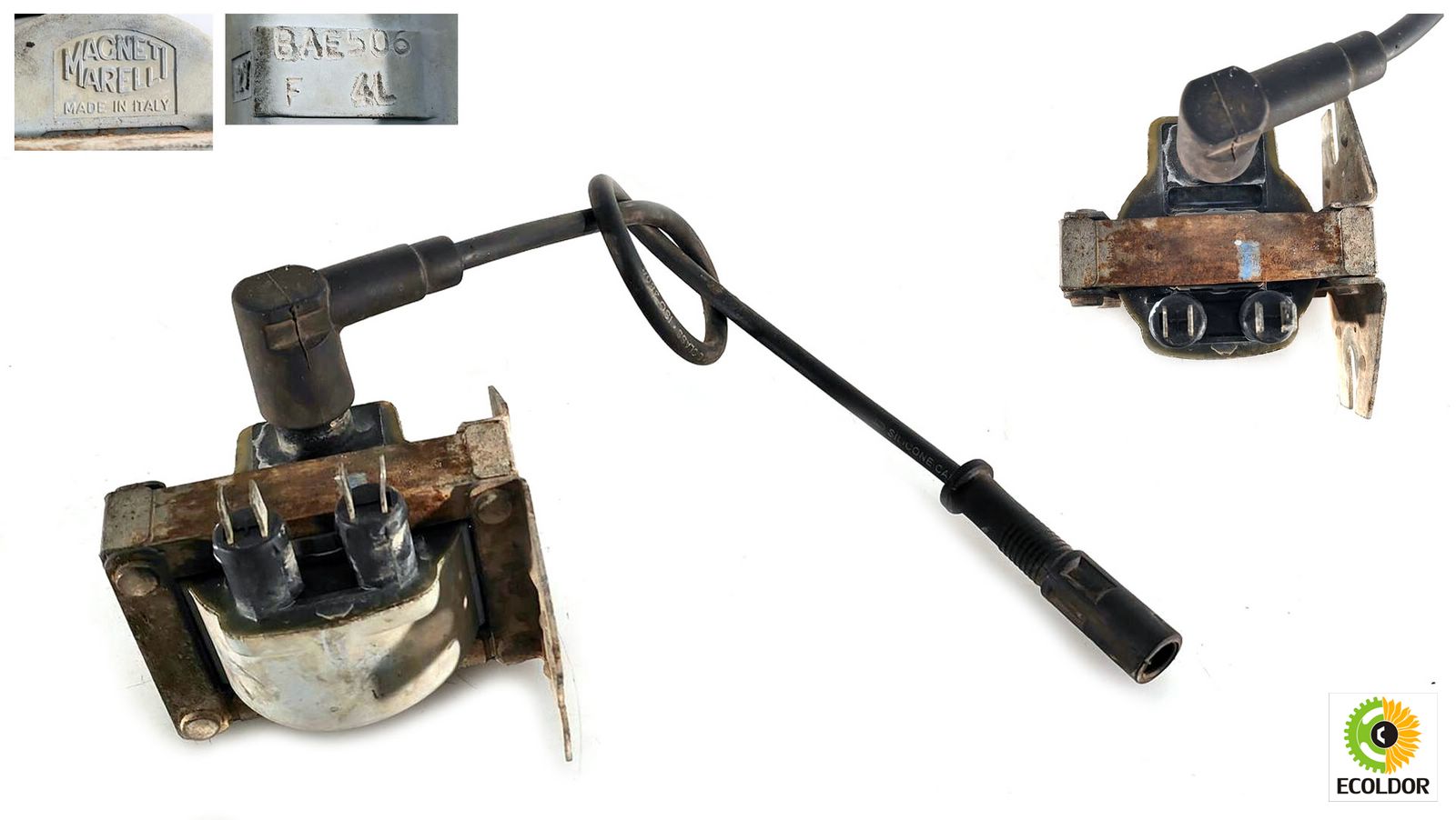 BOBINA ACCENSIONE MAGNETI MARELLI 156A2000 FIAT PANDA 999B 1990 24C