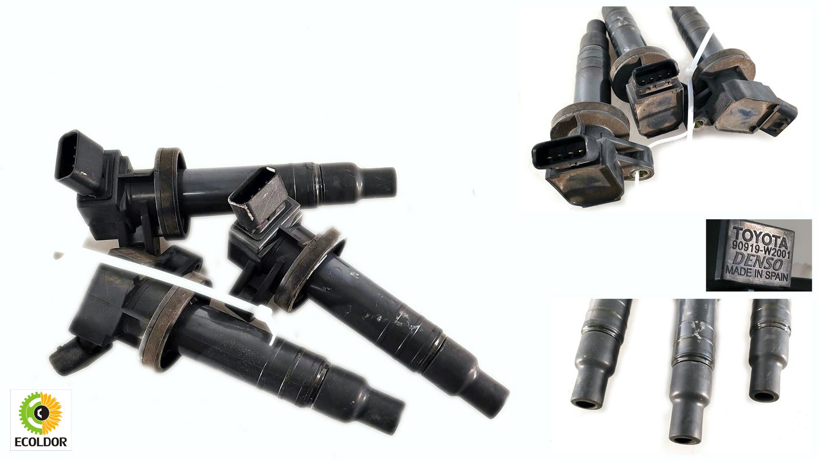 BOBINE PIPETTE 90919-W2001 PEUGEOT 107 CITROEN C1 TOYOTA AYGO 998B 2005 72D