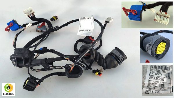 CABLAGGIO IMPIANTO ELETTRICO PORTIERA ANTERIORE SX LANCIA MUSA 1.3MJT 2006 73C