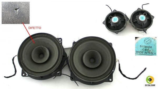CASSE ALTOPARLANTI STEREO 51786666 LANCIA YPSILON 1.2B 2009 97C