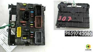 CENTRALINA BSM SCATOLA FUSIBILI 9659742080 PEUGEOT 307 1.6HDI 2005 74C