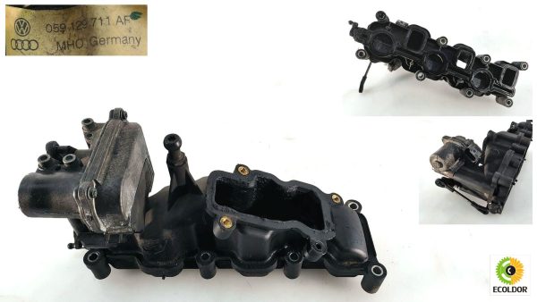 COLLETTORE ASPIRAZIONE SINISTRO 059129711AF BMK AUDI A6 3.0TDI 2006 2C