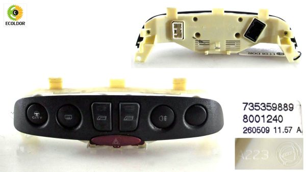 COMANDI PLANCIA CENTRALE 735359889 FIAT PUNTO 1.3MJT 2009 51C