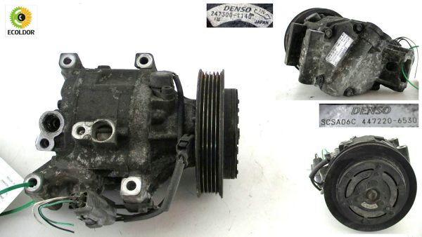 COMPRESSORE CLIMA SCSA06C 447220-6530 TOYOTA YARIS 1.4D 2004 117C