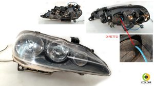 FARO ANTERIORE DESTRO CON MODIFICA DIFETTO ALFA ROMEO 147 1.9JTD 2006 47C