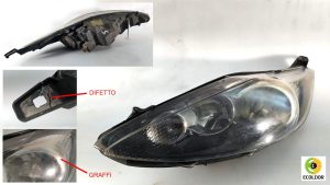 FARO ANTERIORE SINISTRO FORD FIESTA 1.4TDCI 2009 41B