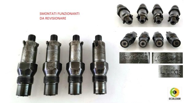 INIETTORI LUCAS LCR6734203D 146D7000 FIAT FIORINO 1.7TD 2000 65C