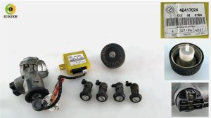 KIT CHIAVI CENTRALINA 46417024 8140.47 FIAT DUCATO 2.5D 1996 43A