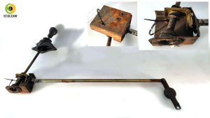 LEVA CAMBIO LEVERAGGIO ORIGINALE RESTAURO 126A5000 FIAT 500R 594B 1974 41A