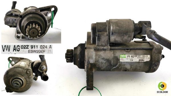 MOTORINO AVVIAMENTO 02Z911024A CAY AUDI A1 1.6TDI 2010 102B