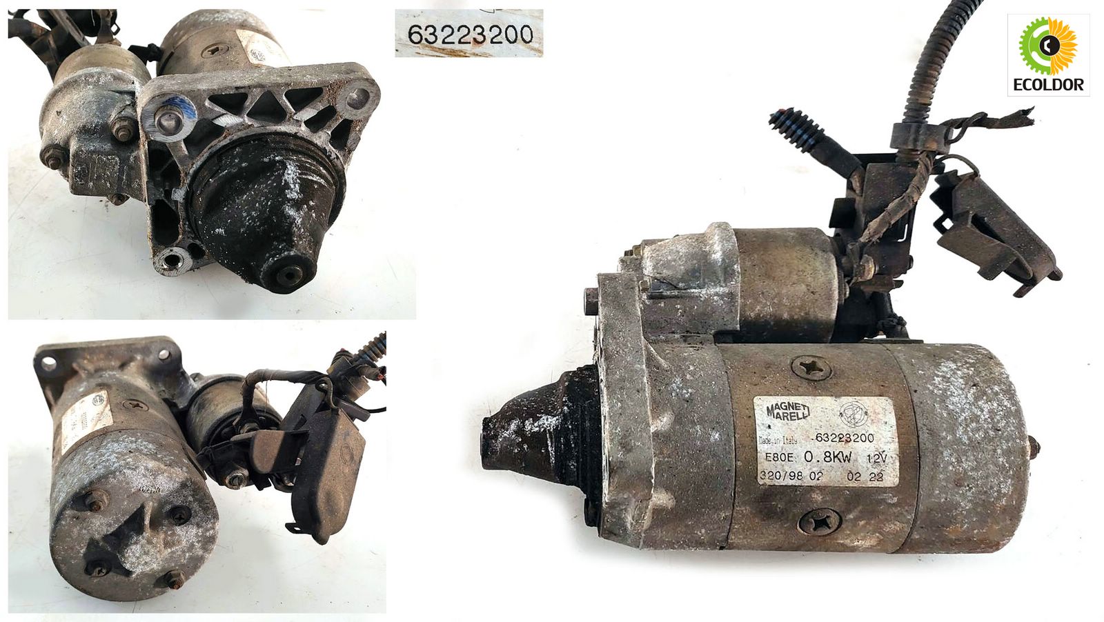 MOTORINO AVVIAMENTO 63223200 LANCIA Y 1.2B 1997 24C