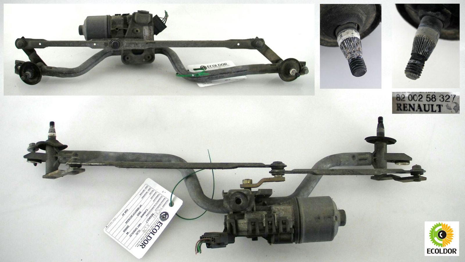 MOTORINO TERGICRISTALLI ANTERIORE 8200258327 RENAULT CLIO 1.5DCI 2003 16C