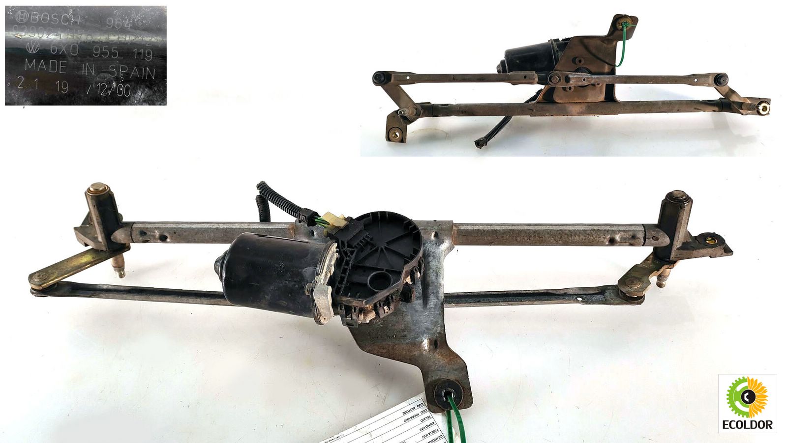MOTORINO TERGICRISTALLI ANTERIORE VOLKSWAGEN POLO 1.4TDI 2003 41A