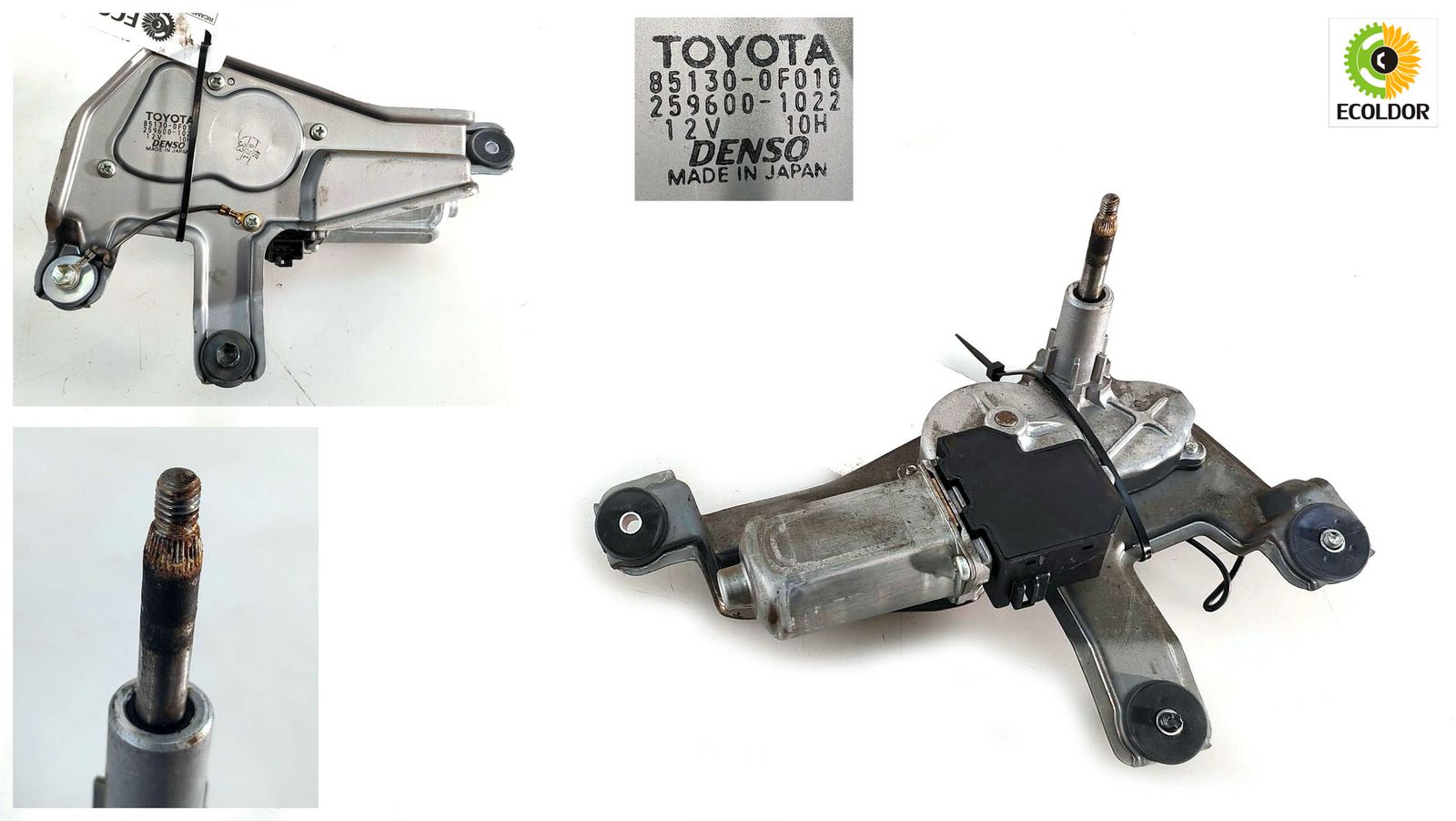MOTORINO TERGILUNOTTO POSTERIORE 85130-0F010 TOYOTA COROLLA VERSO 2.2D 2007 47B