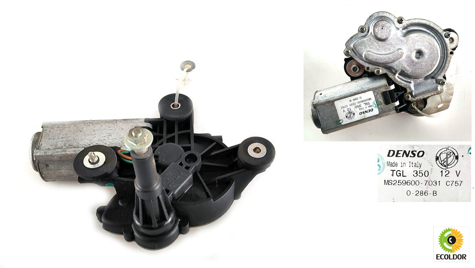 MOTORINO TERGILUNOTTO POSTERIORE TGL350 169A4000 LANCIA YPSILON 1.2B 2010 67D