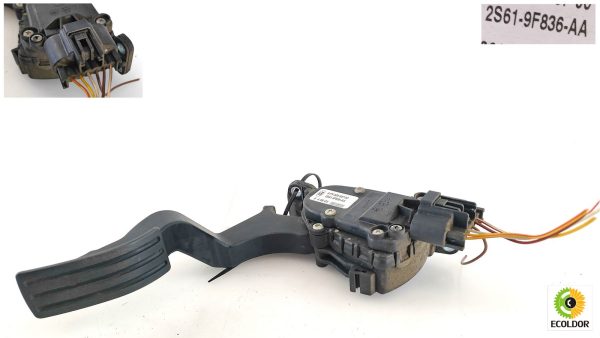 PEDALE ACCELERATORE POTENZIOMETRO 2S61-9F836-AA FORD FIESTA 1.4TDCI 2003 57B