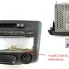 PLANCIA CENTRALE STEREO 86120 0D020 TOYOTA YARIS 998B 2001 61B