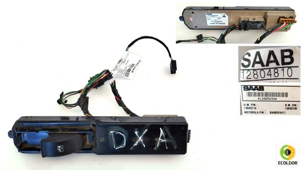 PULSANTIERA ALZAVETRO ANTERIORE DESTRA 12805716 Z19DTH SAAB 93 1.9JTD 2005 51B