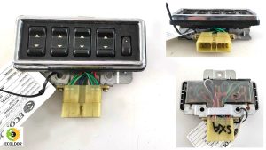 PULSANTIERA ALZAVETRO ANTERIORE SINISTRA 4D56 MITSUBISHI PAJERO 2.5D 1987 77C