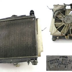 RADIATORE COMPLETO VENTOLA 636-0J020 TOYOTA YARIS 998B 2001 75D