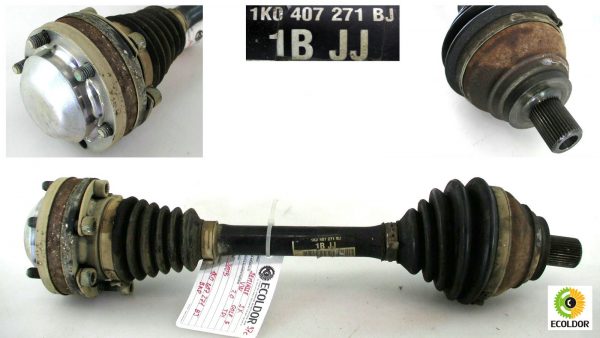 SEMIASSE SINISTRO CORTO 1K0407271BJ VOLKSWAGEN GOLF 5 2.0TDI 2005 97C