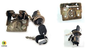 SERRATURA POSTERIORE CHIAVI 141B.000 FIAT PANDA YOUNG 750B 1991 57A