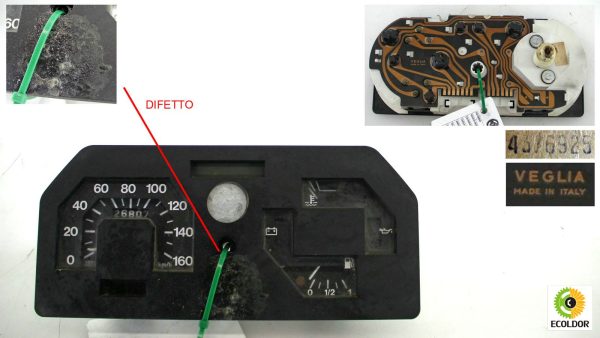 STRUMENTAZIONE QUADRO CONTACHILOMETRI FIAT 127 903B 1977 64D