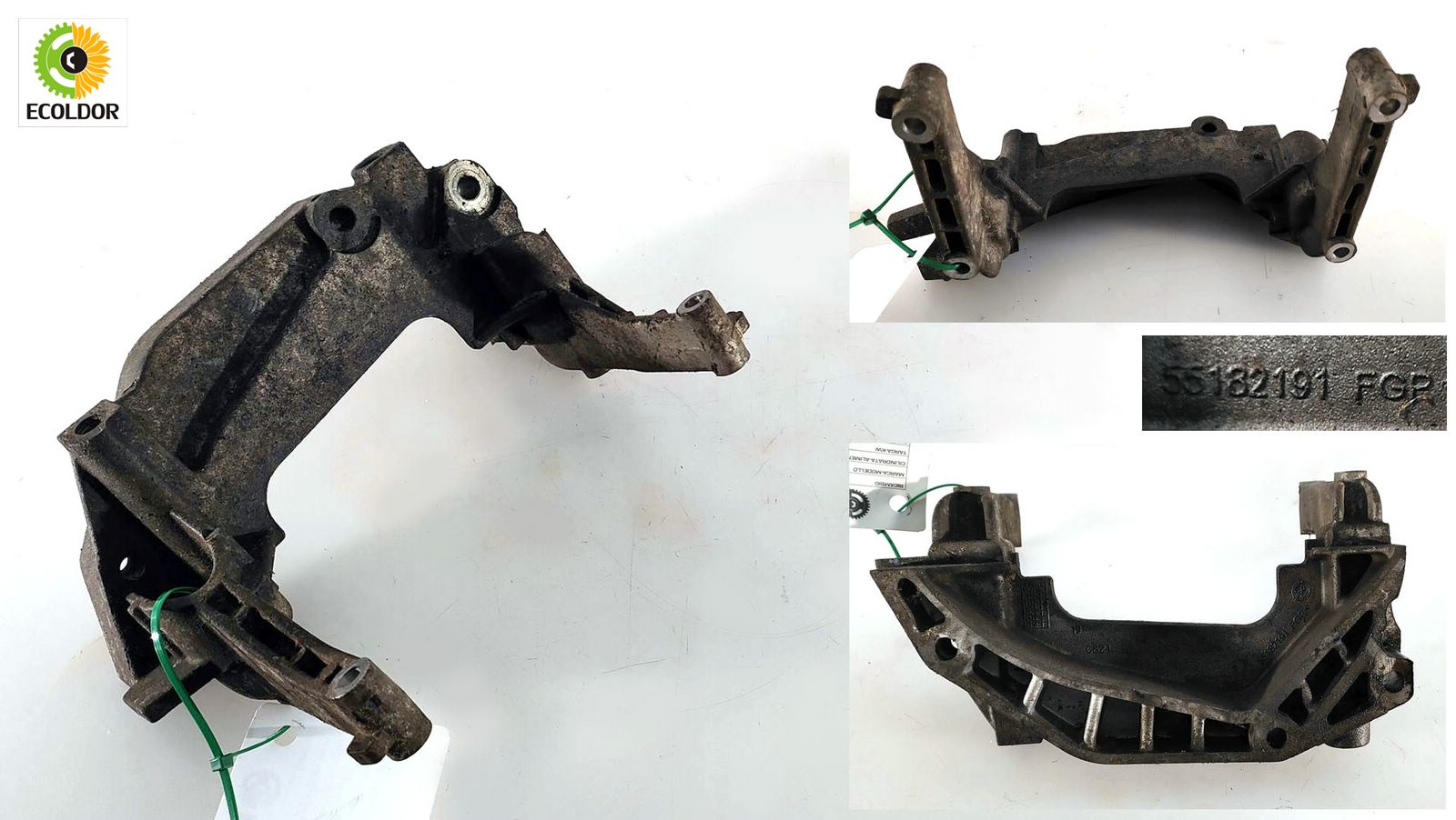 SUPPORTO CULLA CAMBIO 55132191 199A3000 FIAT GRANDE PUNTO 1.3MJT 2006 41C