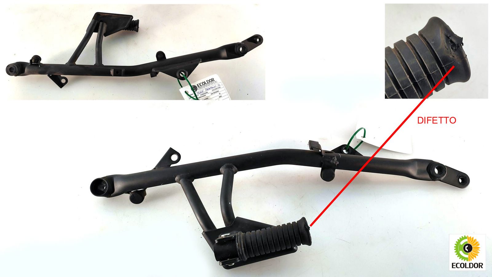 SUPPORTO TELAIO PARAFANGO SINISTRO PEDANA ER650AE KAWASAKI VULCAN S 650 2018 41A