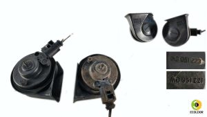 TROMBE CLACSON COPPIA 1K0951221 1K0951223 BKD VOLKSWAGEN GOLF 5 2.0TDI 2003 64C