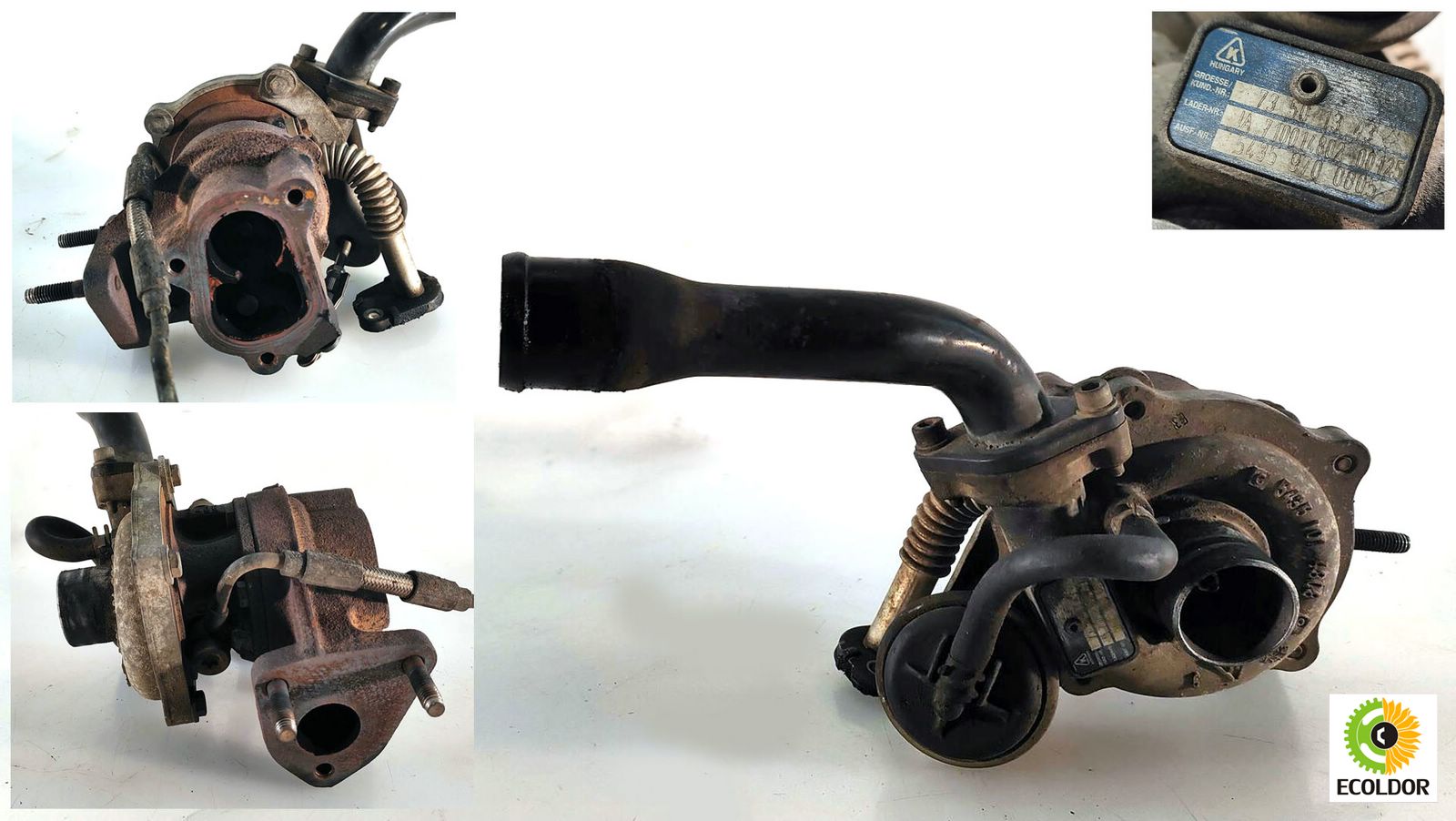 TURBINA TURBO 73501343 54359700005 199A2000 FIAT GRANDE PUNTO 1.3MJT 2007 41B